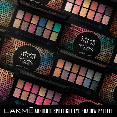 Lakme Absolute Spotlight Eye Shadow Palette, Stilettos, 12g