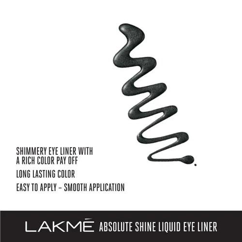 Lakme Absolute Shine Liquid Eye Liner Black 4.5ml