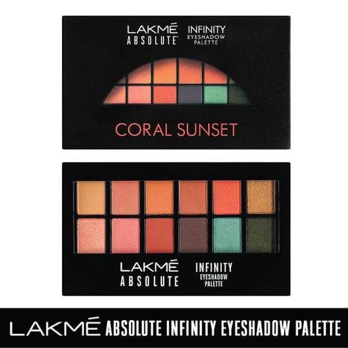 Lakme Absolute Infinity Eye Shadow Palette, Coral Sunset, 12g