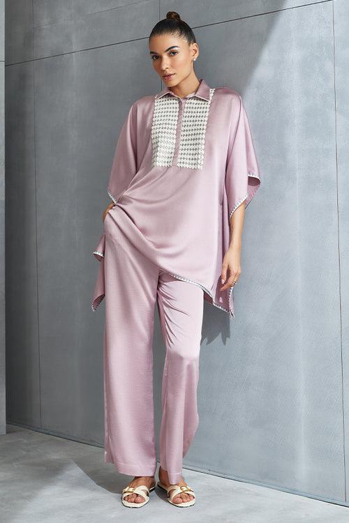 Metallic Hexa Kaftan Set