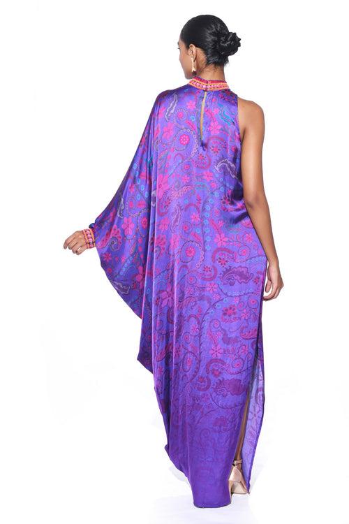 Royal Purple One Shoulder Dress