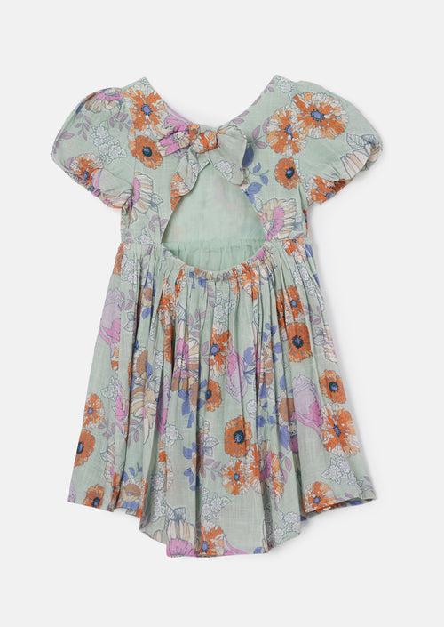 Eve Sage Tie Back Print Dress