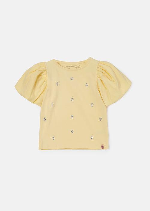 Renata Lemondrop Puff Sleeve Tee