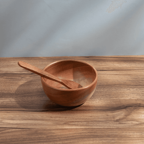 Neem Wood Bowl & Spoon