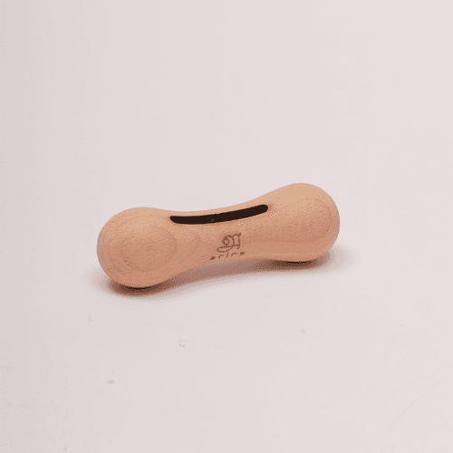 Wooden Rattle - Dumbbell with bell
