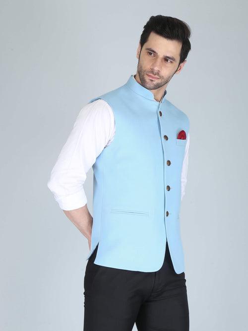 Sky Self Nehru Jacket