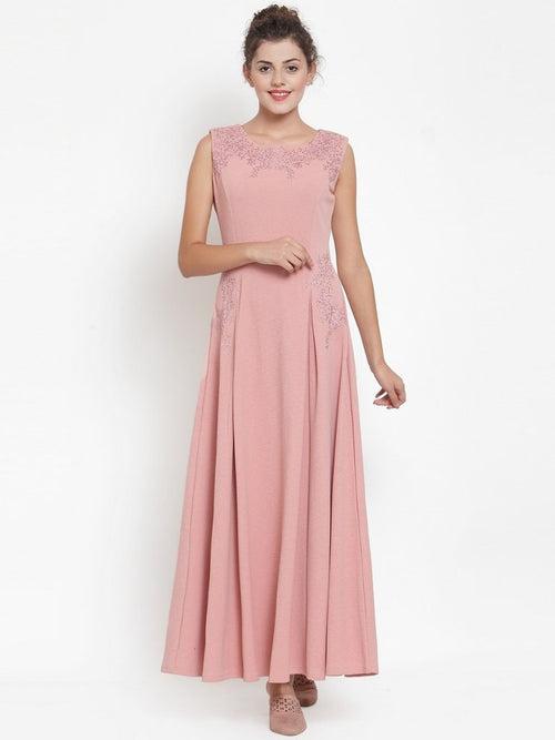 BlackTree Pink Maxi Dress.