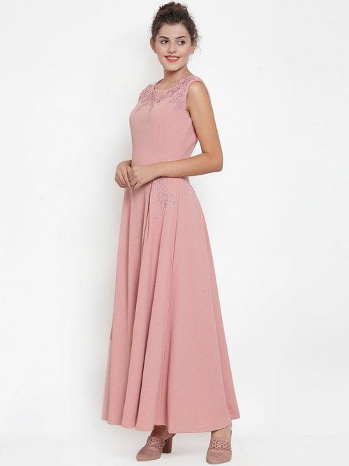 BlackTree Pink Maxi Dress.