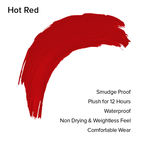 Matte Liquid Lipstick - 01 Hot Red, 2ml