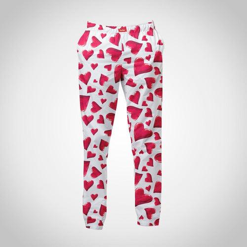 Love Hearts Pyjamas For Men