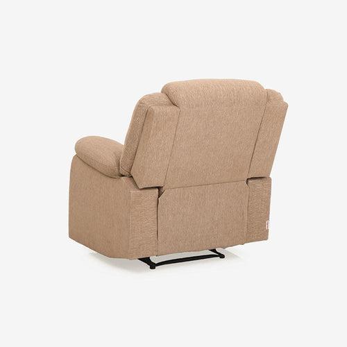 Avalon Brown Fabric Recliner