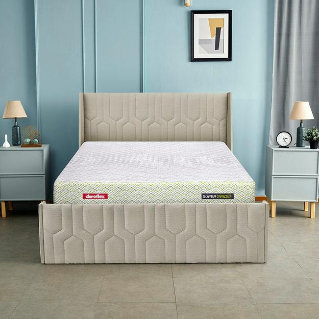 Tranquil Sea shell Upholstered Bed