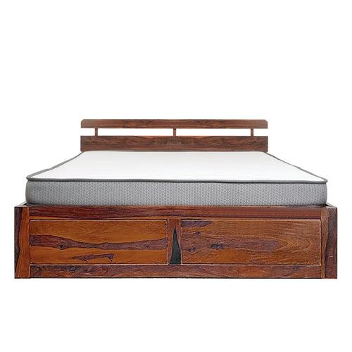 Admire Sheesham Wood Bed With Storage