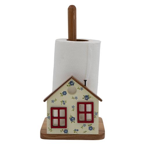 Floral House Kitchen Towel Holder