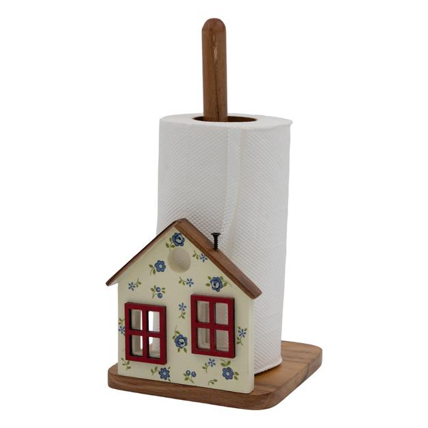 Floral House Kitchen Towel Holder