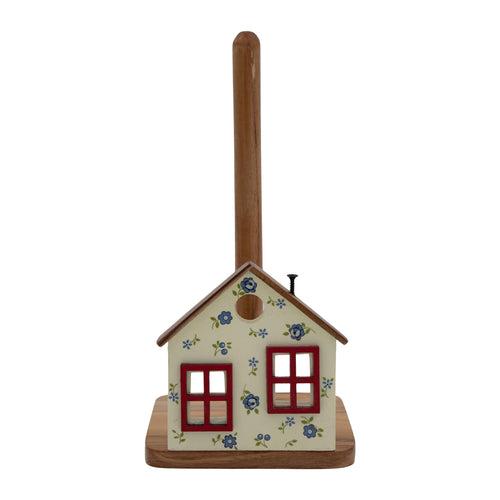 Floral House Kitchen Towel Holder