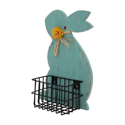 The Weaver's Nest Wooden Bunny Egg Holder / Egg Storage