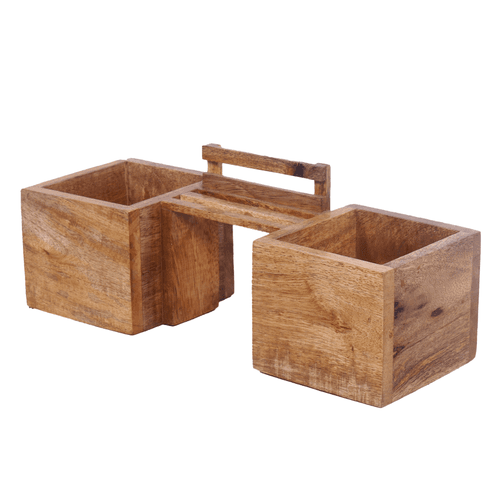 The Weaver’s Nest Boy & Girl Wooden Bench Planter