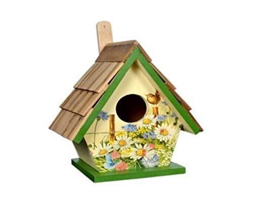 The Weaver's Nest Teak Wood Roof Bird House