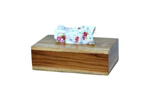 The Weaver's Nest  Natural Teak wood Napkin Holder -  For Tables - Kitchen Napkin Dispenser - Kitchen Accessories - Restaurant Storage Organizer