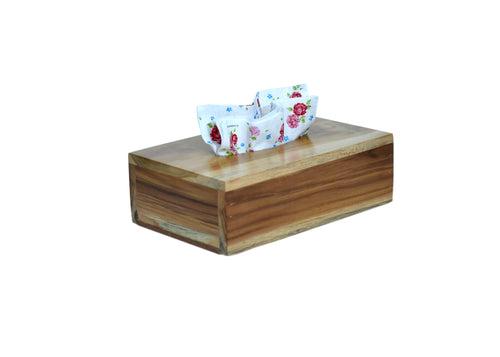 The Weaver's Nest  Natural Teak wood Napkin Holder -  For Tables - Kitchen Napkin Dispenser - Kitchen Accessories - Restaurant Storage Organizer