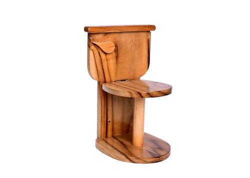 The Weaver's Nest Wooden Paper Towel Holder/Tissue Paper Stand/Roll Dispenser for washrooms,restrooms, Restaurants, Hotels, (L 17 x W 15 x H 25 cm)