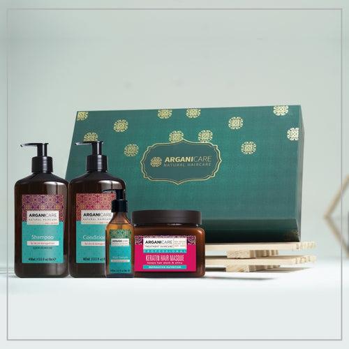 Arganicare Natural - Moisturizing Luxury Hair Care Combo Pack (Shampoo, Conditioner, Masque & Serum)