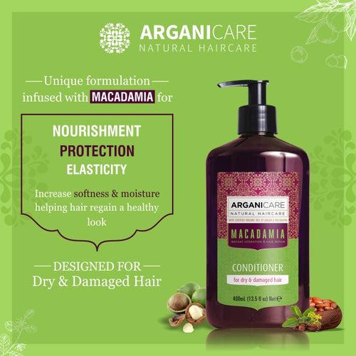 Arganicare Natural - Macadamia - Boost Volume Hair Wellness Set (Shampoo & Conditioner)