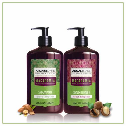 Arganicare Natural - Macadamia - Boost Volume Hair Wellness Set (Shampoo & Conditioner)