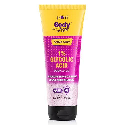 Active-witty 1% Glycolic Acid Body Scrub by Plum BodyLovin'