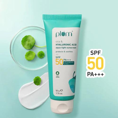 Cica & Hyaluronic Acid SPF 50 PA+++ sunscreen