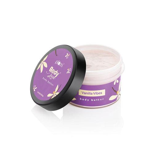 Plum BodyLovin' Vanilla Vibes Body Butter (25g) | Deeply Moisturizes | Dry to Very Dry Skin | 100% Vegan