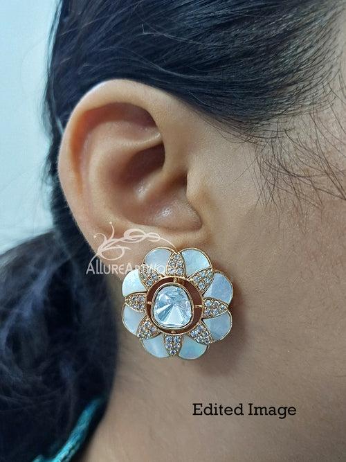 Trendy Earrings(big-light rosegold)