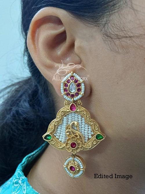 Peacock Earrings(long)