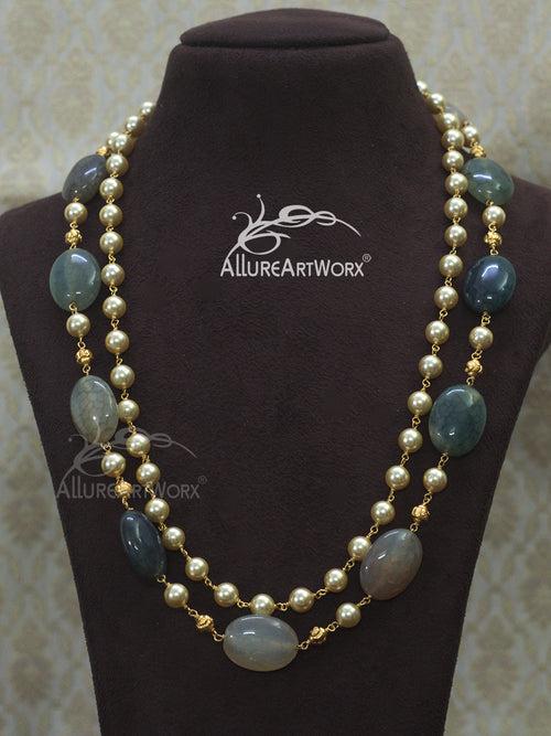 Moss Agate Neckpiece