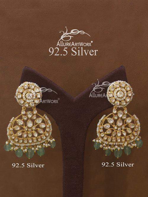 Arzoo Silver Earrings(long)