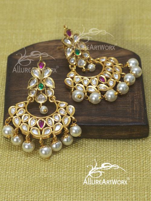 Kundan Chandballis(darkpink-green)