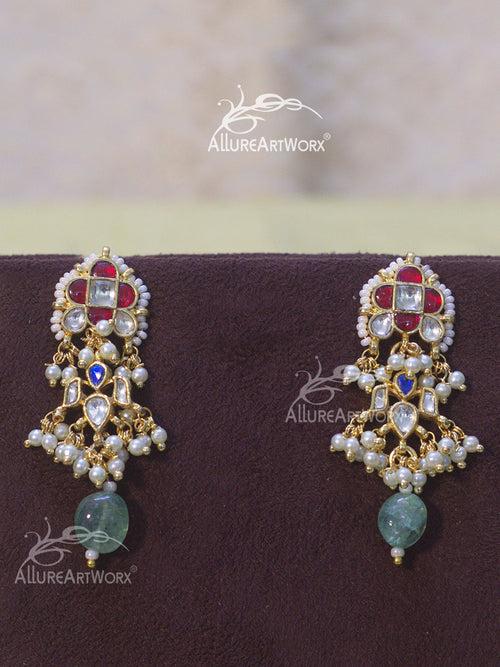 Jadau Earrings