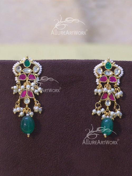 Jadau Earrings