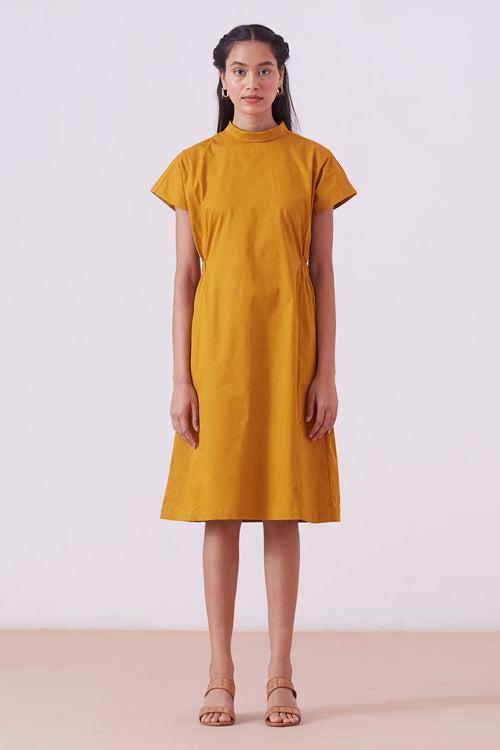 Daiena Dress - Mustard | Relove