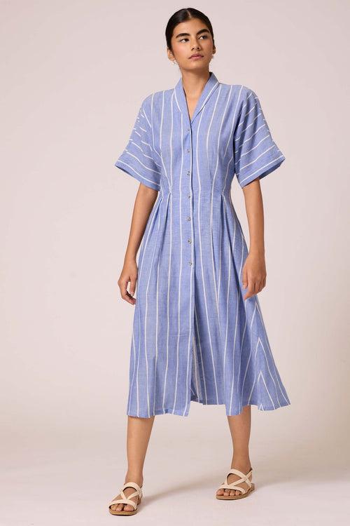 Carina Dress - Blue