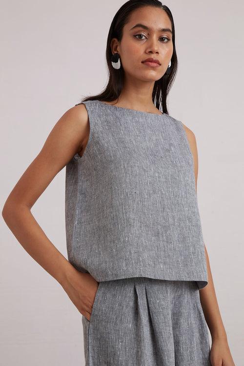 Freida Top -  Grey | Relove