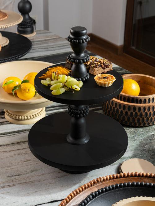 Perola Dessert Stand - Black