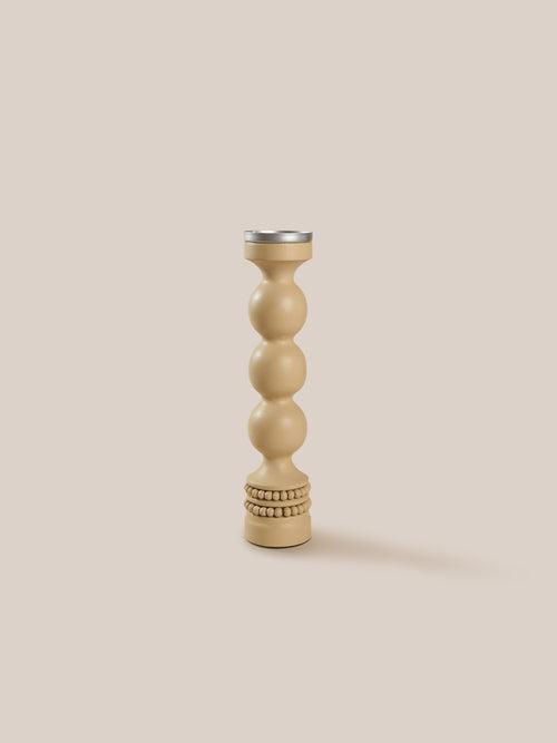 Perola Candle Stand- Beige