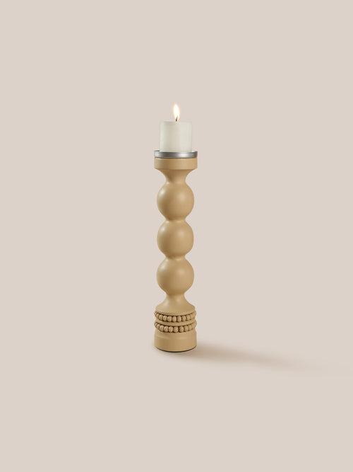 Perola Candle Stand- Beige