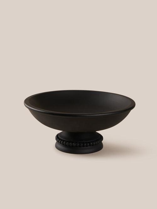 Perola Pedestal Bowl- Black