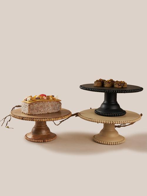 Perola Cake Stand- Natural