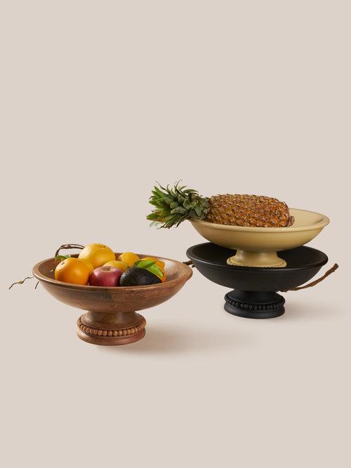 Perola Pedestal Bowl- Black