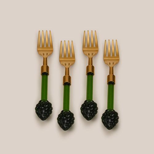 Artichoke Tea Fork (Green) | Tableware