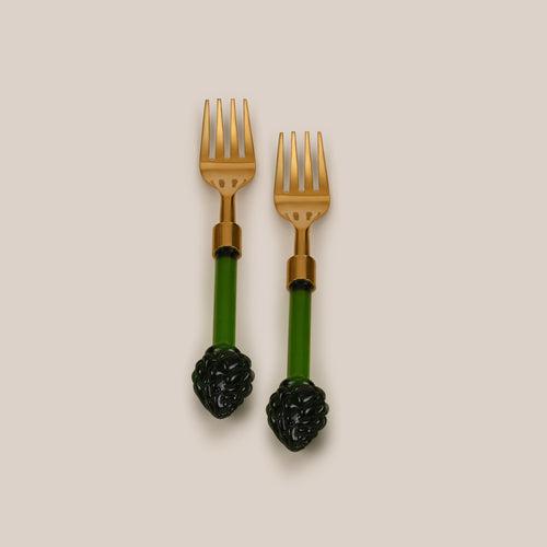 Artichoke Tea Fork (Green) | Tableware